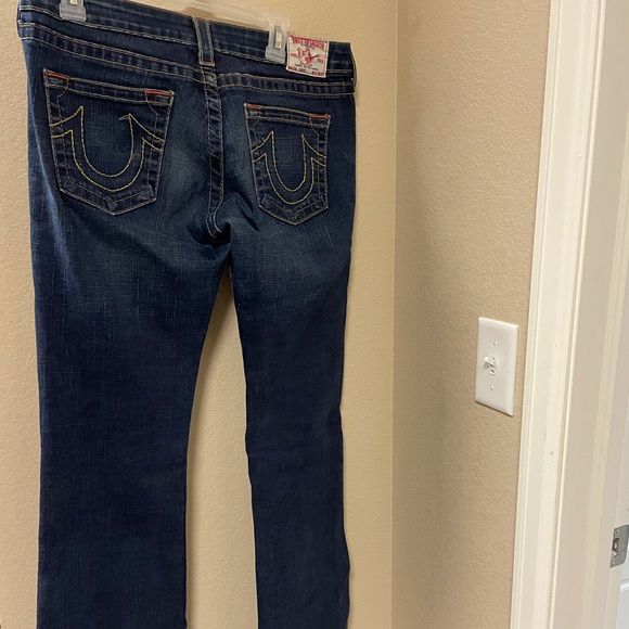 Gently worn flared bottom True Religion jeans - Picture 1 of 4